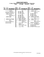 Preview for 2 page of KitchenAid KERS807SBB01 Parts List