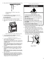 Preview for 9 page of KitchenAid KERS807SBL Installation Instructions Manual