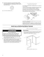 Предварительный просмотр 8 страницы KitchenAid KERS807SSS05 Installation Instructions Manual