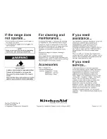 Preview for 5 page of KitchenAid KESC300BAL3 Installation Instructions