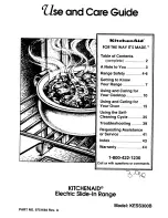 KitchenAid KESS300B Use And Care Manual preview