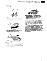 Preview for 13 page of KitchenAid KESS300B Use And Care Manual