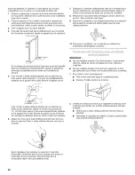 Предварительный просмотр 22 страницы KitchenAid KESS907SBL05 Installation Instructions Manual