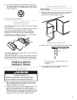 Предварительный просмотр 7 страницы KitchenAid KESS908SPB - 30 Inch Slide-In Electric Range Installation Instructions Manual