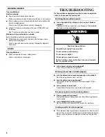 Preview for 8 page of KitchenAid KEWS105 Use And Care Manual