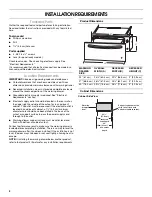 Preview for 2 page of KitchenAid KEWS105BSS Installation Instructions Manual