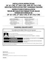 Preview for 1 page of KitchenAid KEWS105SSS03 Installation Instructions Manual