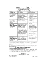 Preview for 22 page of KitchenAid KEYE650V Use And Care Manual