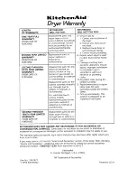 Preview for 22 page of KitchenAid KEYE660W Use And Care Manual