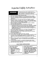 Preview for 3 page of KitchenAid KEYE664W Use And Care Manual