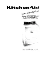 KitchenAid KEYE700T Use And Care Manual preview