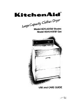 KitchenAid KEYL405W Use And Care Manual preview