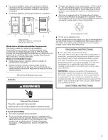 Preview for 3 page of KitchenAid KEYS850LQ1 Installation Instructions Manual