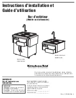 Предварительный просмотр 9 страницы KitchenAid KFBP100LSS Installation Instructions And Use And Care Manual