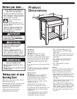 Preview for 2 page of KitchenAid KFBS170LSS Use And Care Manual
