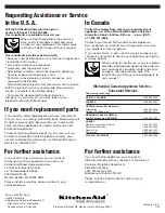 Preview for 4 page of KitchenAid KFBS170LSS Use And Care Manual