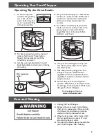 Preview for 9 page of KitchenAid KFC3511 User Manual