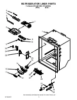 Предварительный просмотр 5 страницы KitchenAid KFCS22EVBL - 21.8 cu. Ft. Refrigerator Parts List