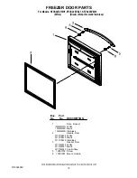 Предварительный просмотр 15 страницы KitchenAid KFCS22EVBL1 Parts List