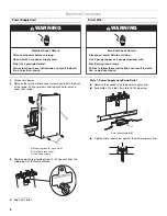 Предварительный просмотр 8 страницы KitchenAid KFEG500EBS Installation Instructions Manual