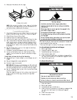 Preview for 15 page of KitchenAid KFEG500EBS Installation Instructions Manual