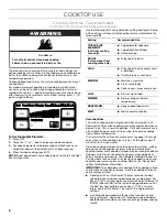 Preview for 8 page of KitchenAid KFEG500ESS User Instructions