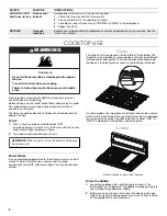 Preview for 6 page of KitchenAid KFGG500ESS User Instructions