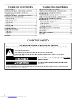 Preview for 2 page of KitchenAid KFGS306 Use And Care Manual