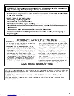 Preview for 3 page of KitchenAid KFGS306 Use And Care Manual