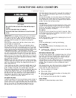 Preview for 7 page of KitchenAid KFGS306 Use And Care Manual