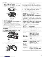 Preview for 9 page of KitchenAid KFGS306 Use And Care Manual