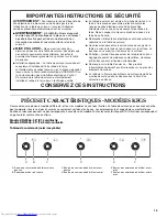 Preview for 15 page of KitchenAid KFGS306 Use And Care Manual