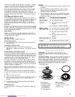 Preview for 19 page of KitchenAid KFGS306 Use And Care Manual