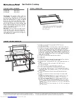 KitchenAid KFGS306V Dimensions preview