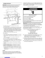 Предварительный просмотр 5 страницы KitchenAid KFGS306VSS03 Installation Instructions Manual