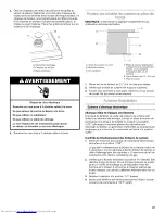 Предварительный просмотр 21 страницы KitchenAid KFGS306VSS03 Installation Instructions Manual