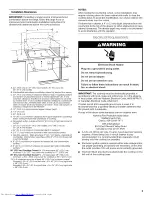 Предварительный просмотр 5 страницы KitchenAid KFGS306VSS04 Installation Instructions Manual