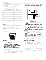 Предварительный просмотр 9 страницы KitchenAid KFIL27CXMS User Instructions