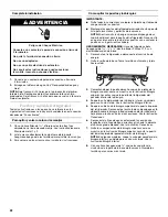 Предварительный просмотр 22 страницы KitchenAid KFIS20XVBL - 19.9 cu. Ft. Bottom Mount Refrigerator User Instructions