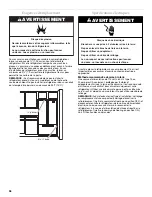 Предварительный просмотр 38 страницы KitchenAid KFIS20XVBL - 19.9 cu. Ft. Bottom Mount Refrigerator User Instructions