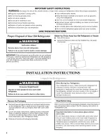 Предварительный просмотр 2 страницы KitchenAid KFIS20XVBL5 User Instructions