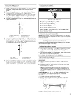 Предварительный просмотр 5 страницы KitchenAid KFIS20XVBL5 User Instructions