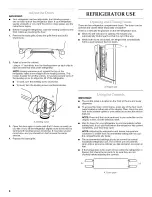 Предварительный просмотр 8 страницы KitchenAid KFIS20XVBL5 User Instructions