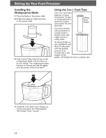 Preview for 12 page of KitchenAid KFP0711 Instructions Manual