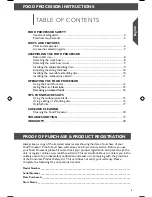 Preview for 3 page of KitchenAid KFP0722 Instructions Manual