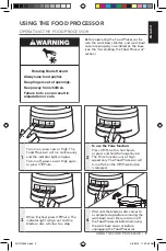 Предварительный просмотр 9 страницы KitchenAid KFP0919 Manual