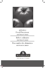 KitchenAid KFP0922 Instructions Manual preview