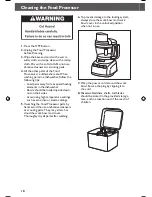 Предварительный просмотр 18 страницы KitchenAid KFP0922CU User Manual