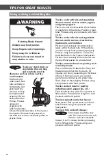 Preview for 16 page of KitchenAid KFP0924 Instructions Manual