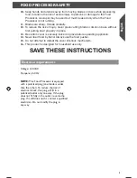 Preview for 5 page of KitchenAid KFP1133 Instructions Manual